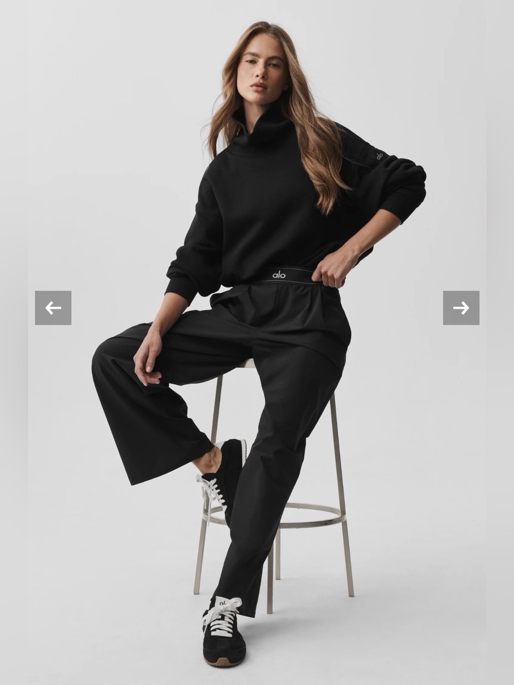 ALO Suit Up Trouser in SHORT
